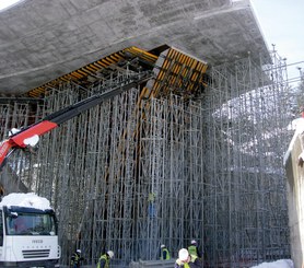 Accesso all'ingresso ovest della galleria "Dels Dos Valires", Andorra