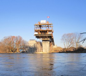 Ponte sul Grand River, Ontario, Canada