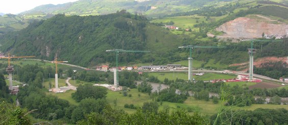 Viadotto Narcea, Asturie, Spagna