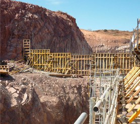 Diga di Mularroya, La Almunia de Doña Godina, Saragozza, Spagna