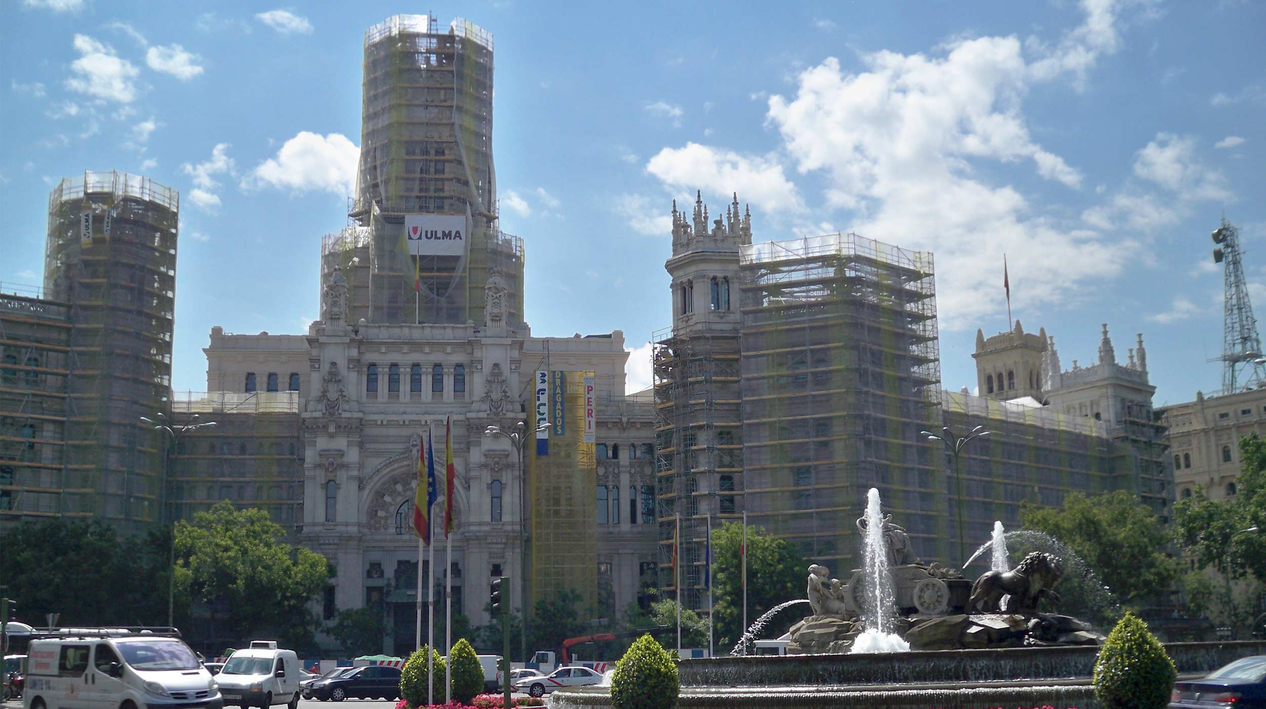 ULMA si è occupata del restauro della facciata di questo edificio emblematico di Madrid.