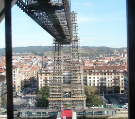 Restauro del Ponte Vizcaya, Bilbao, Spagna