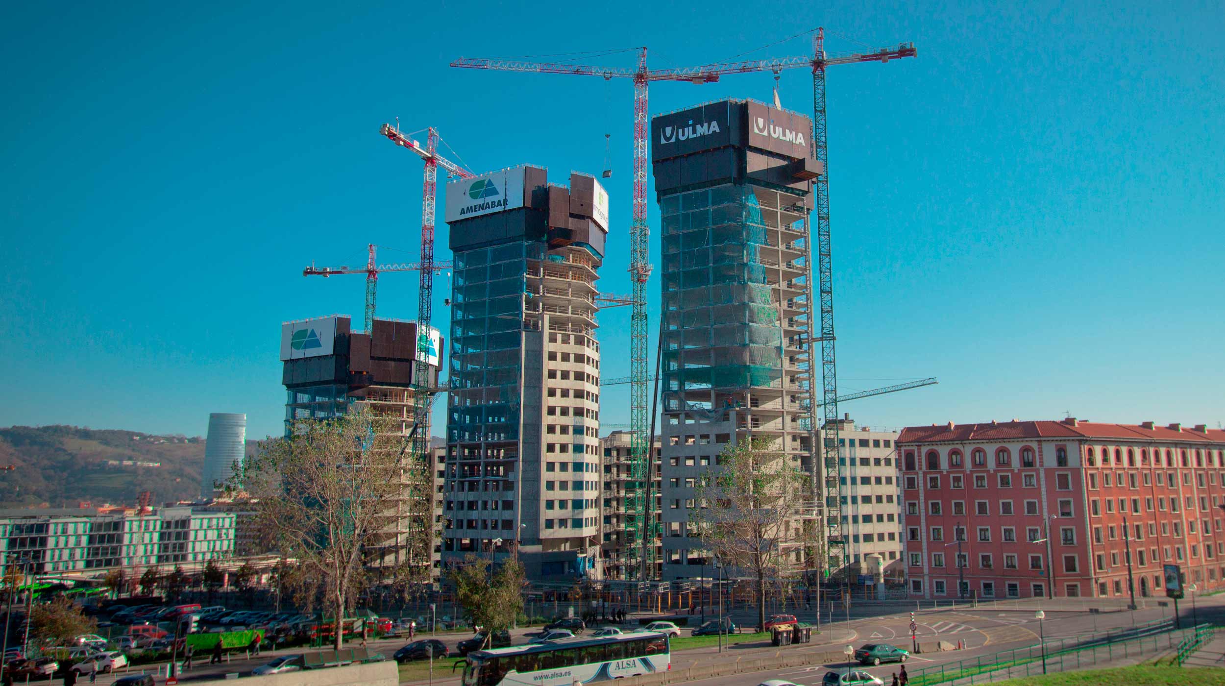 L'ambizioso progetto urbanistico per la realizzazione della nuova zona residenziale di Garellano, situata esattamente nel centro di Bilbao.