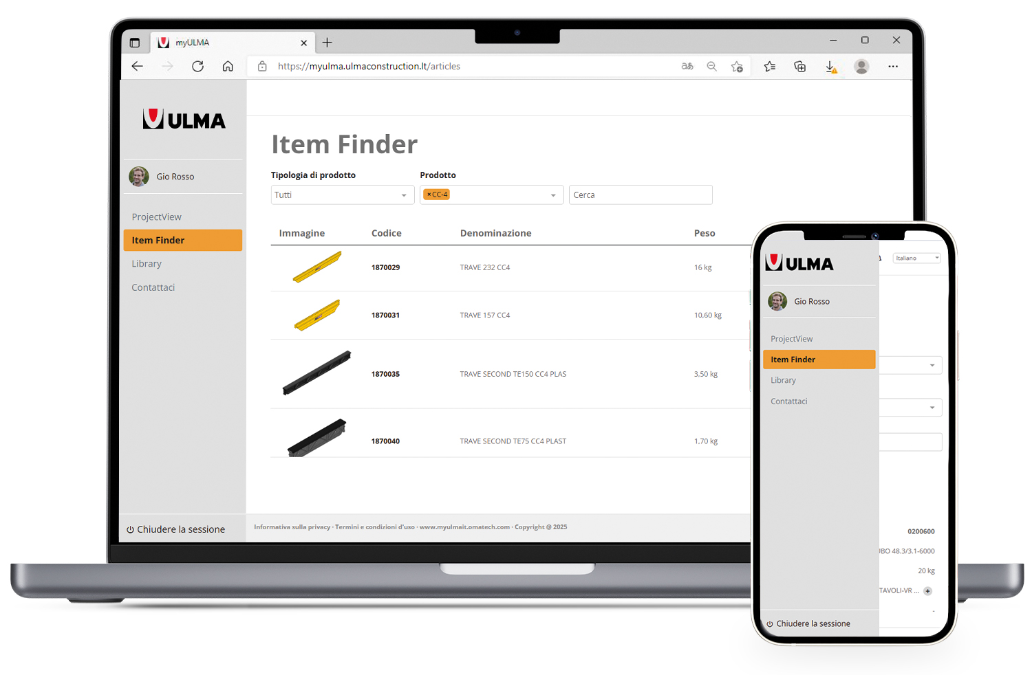Gratuito con il tuo ID myULMA