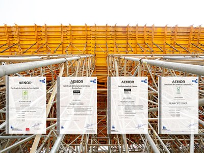 ULMA supera con successo il processo di rinnovo delle certificazioni che consolidano la sua strategia di sostenibilità