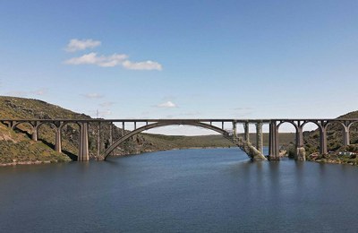 Riabilitazione del viadotto ferroviario Martín Gil, Zamora, Spagna