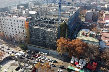 Soluzioni di casseforme, sistemi di puntellazione e ponteggi per la costruzione dell'edificio Vicuña Mackenna 20 in Cile