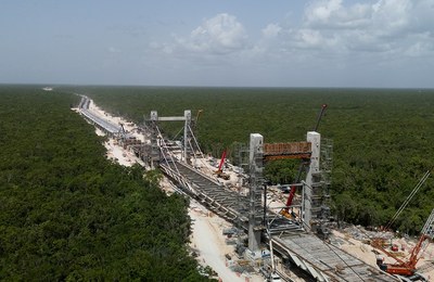 Soluzioni ingegneristiche nel primo ponte strallato ferroviario del Messico