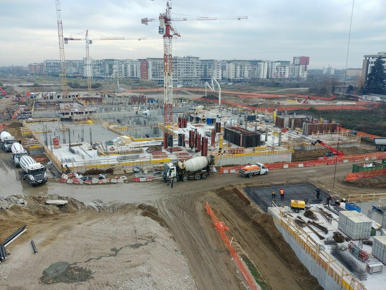 Un nuovo quartiere residenziale nella periferia sud-est di Milano